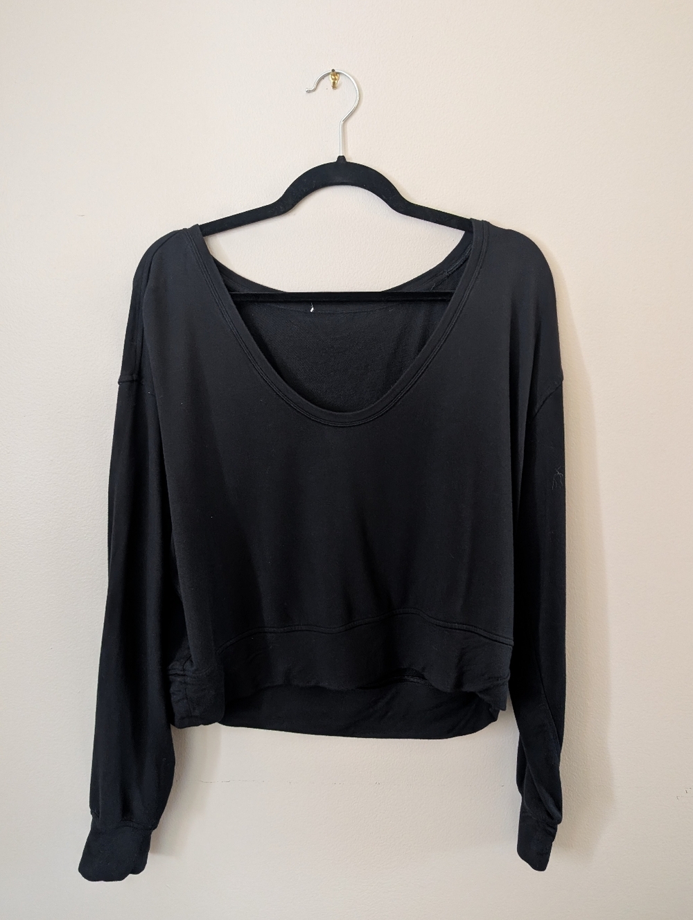Lululemon Off The Shoulder Long Sleeve Top